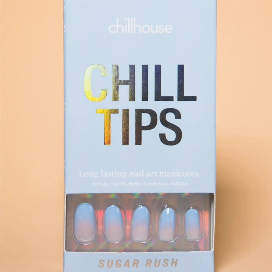Pale blue Chill Tips box