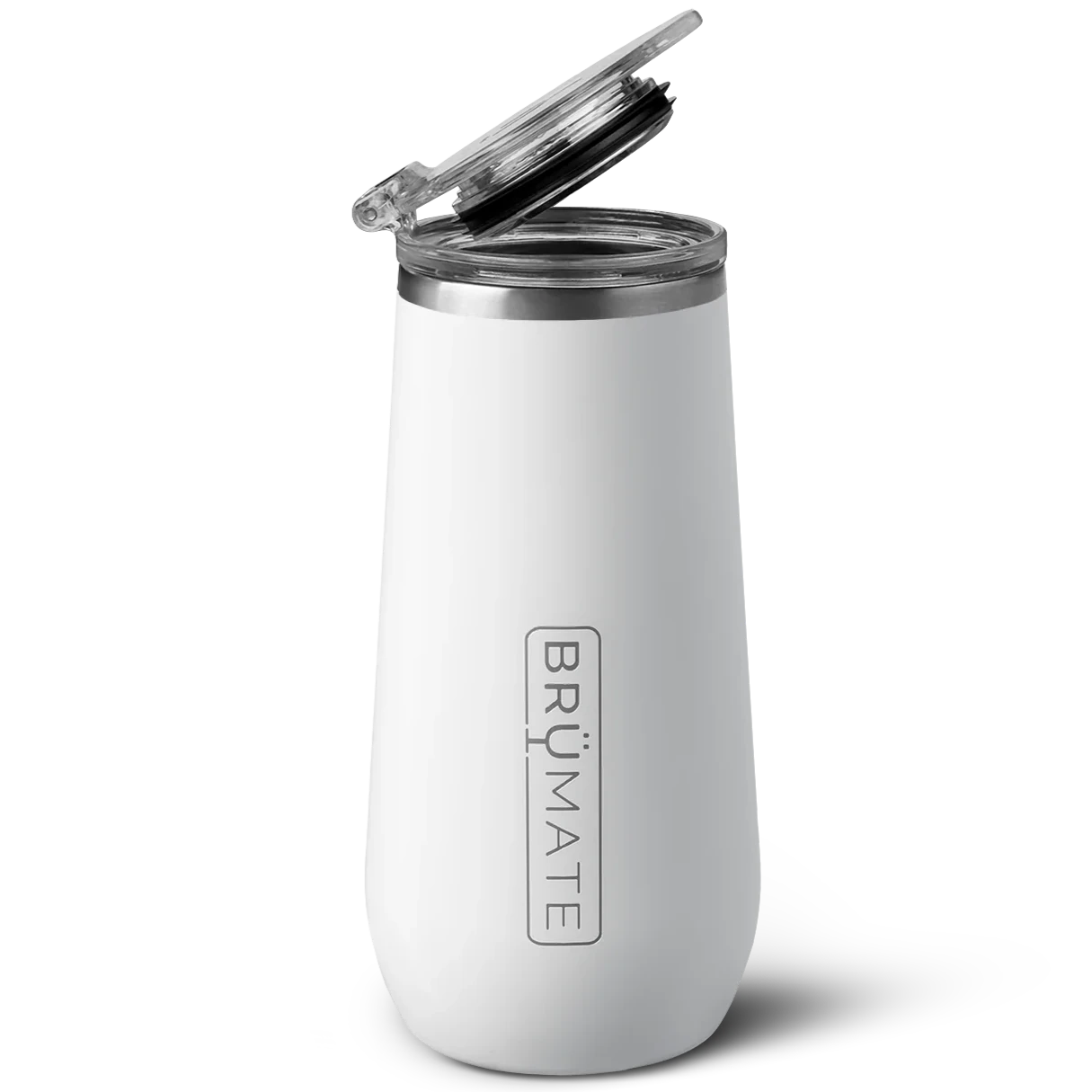 WHITE CHAMPAGNE FLUTE
